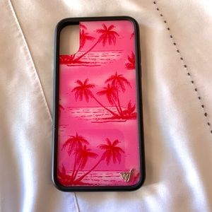 Wildflower case X Xs rare pink Palm tree case